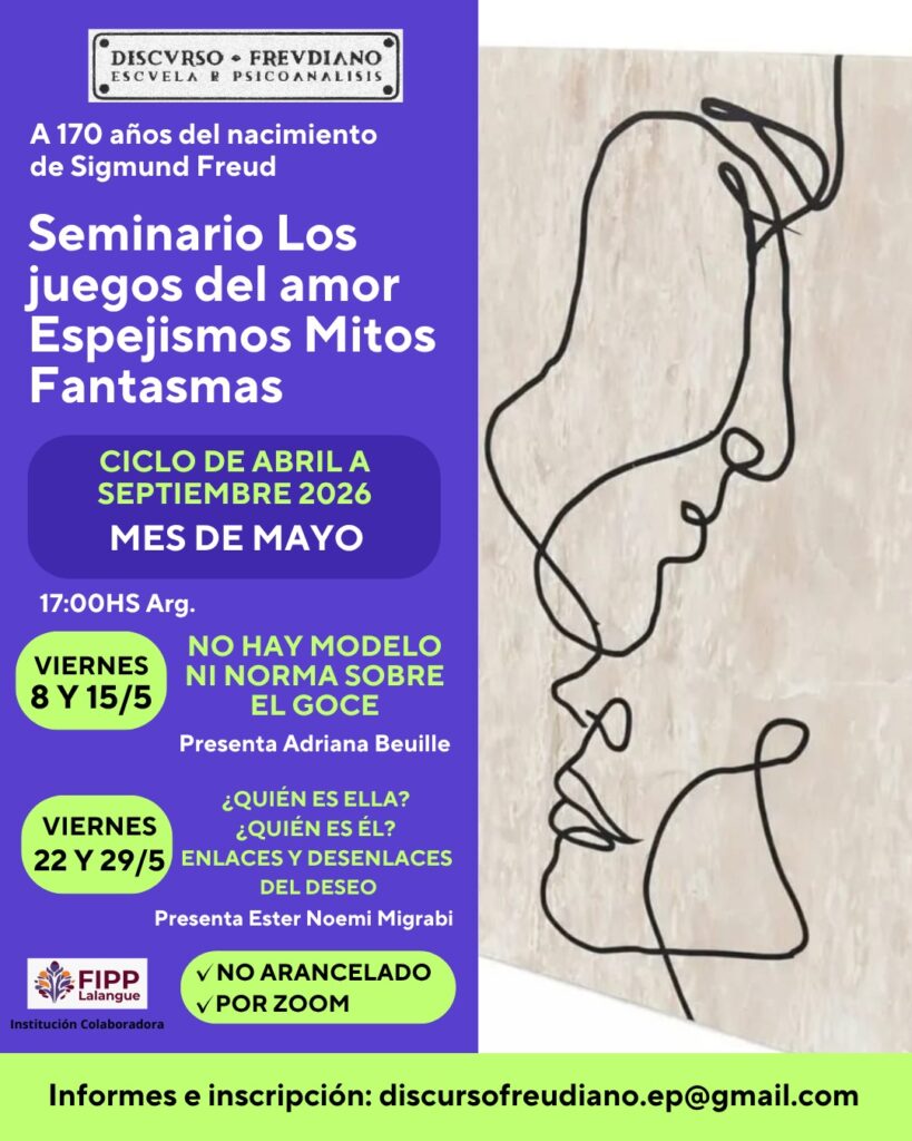 DiscursoFreudiano: Seminario: Los juegos del amor - Espejismos Mitos Fantasmas