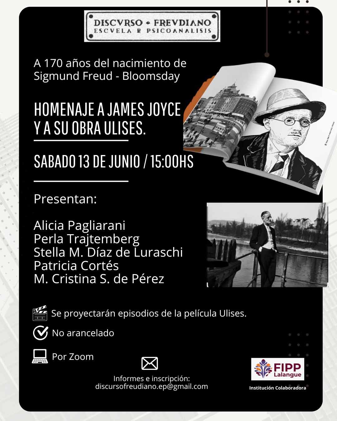 Discursofreudiano: Homenaje a James Joyce y a sus obras