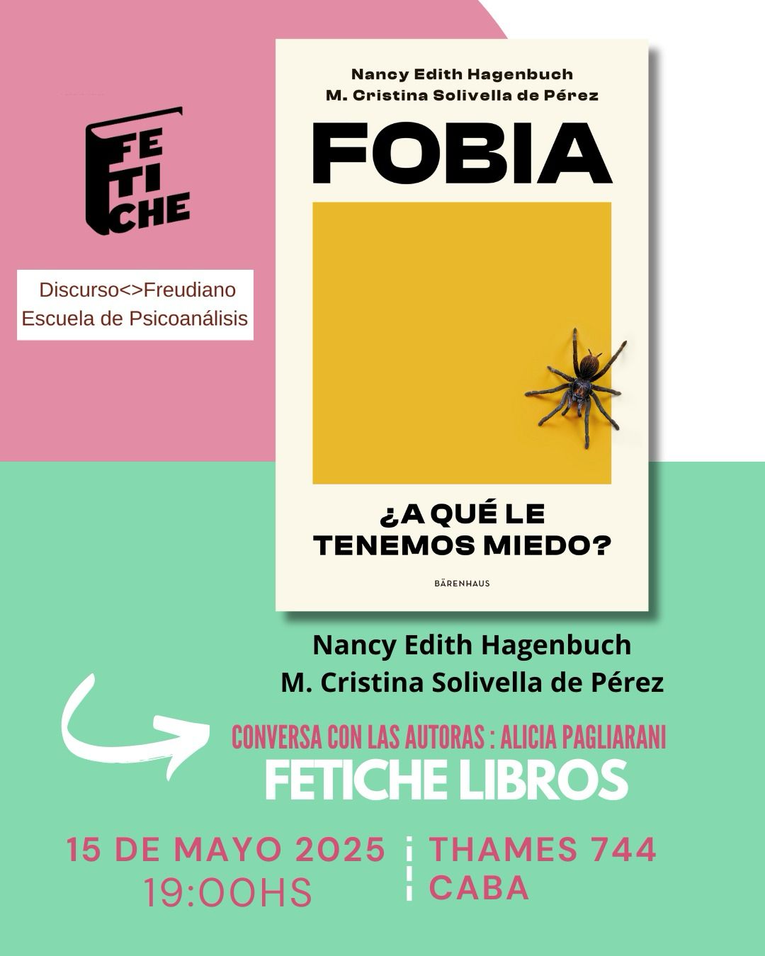 DiscursoFreudiano: Libro Fobia: conversá con las autoras
