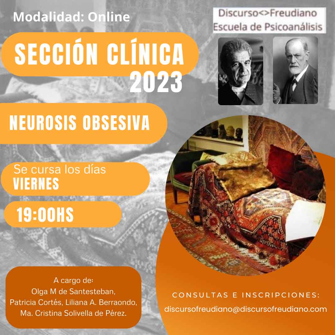 DiscursoFreudiano Sección clinica 2023: neurosis obsesiva