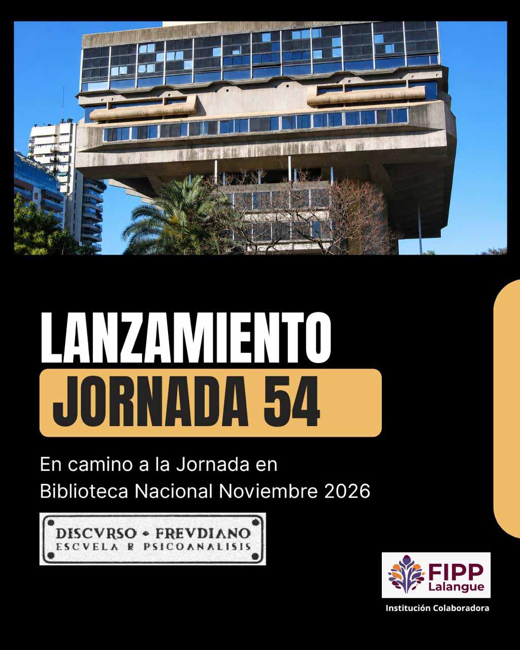 DiscursoFreudiano: Lanzamiento Jornada 54