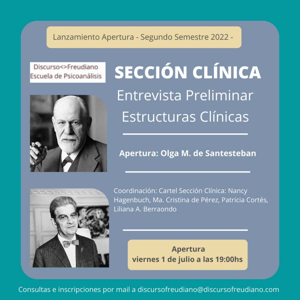 Discurso Freudiano - Sección Clinica