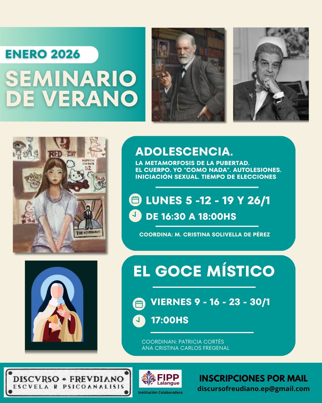 DiscursoFreudiano: Seminario de Verano Enero 2026
