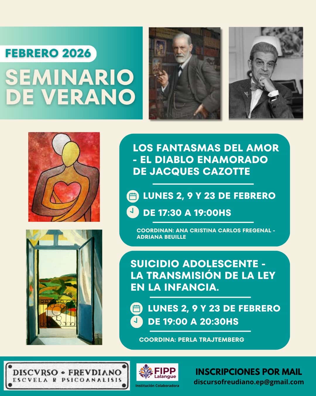 DiscursoFreudiano: Seminario de Verano Febrero 2026